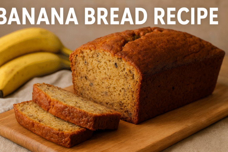 Classic Banana Bread Recipe: Moist, Delicious, and Easy to Make